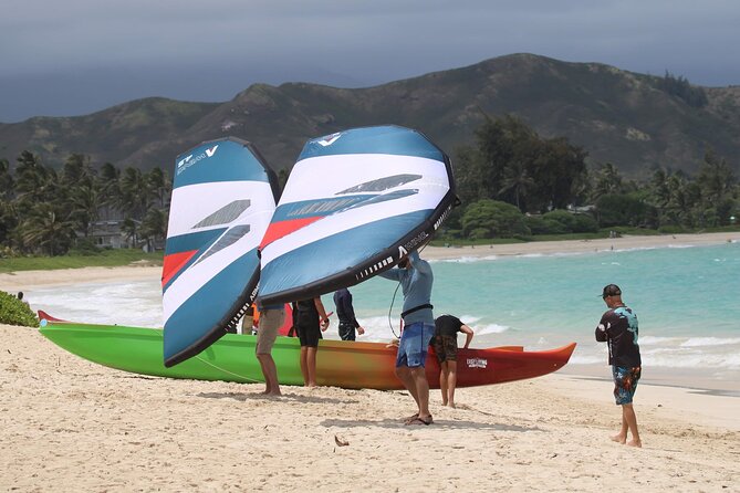 #1 eFoil 1.25 hr or 2 hr wing foil or windsurf or kayak lesson - Top-name gear means fewer setup headaches and better learning
