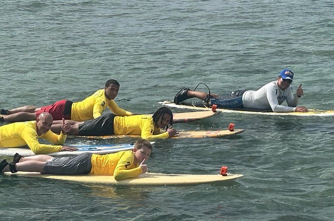 60 to 90 minutes Open Book Surfing Lesson with Certified Guide - Fitness reality check: moderate effort, not extreme sports