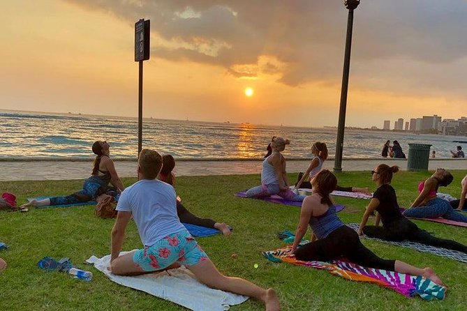 Beach Yoga on Waikiki with Diamondhead Backdrop - Key points to know before you roll out your mat