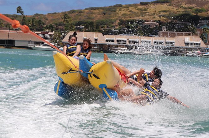 Combo Banana Boat Ride and Bumper Tube Ride in Hawaii - Who this combo is best for (and who should be cautious)