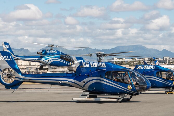 Complete Island Oahu Helicopter Tour - Pearl Harbor from the air: USS Arizona and the memorial complex