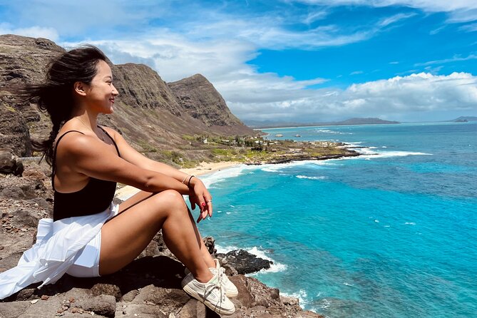 East Side Tour -Hike, Beach, Food, Photo - Waimanalo Beach time: turquoise water and a real swim break