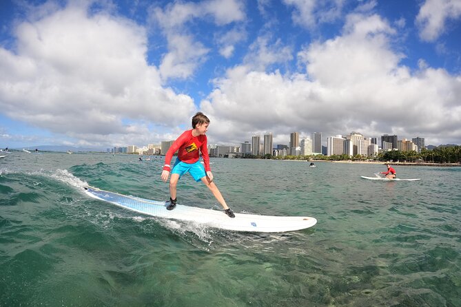 Family, Private & Group Surfing Lessons, Waikiki Courtesy Shuttle - What happens in the water during a 2-hour session