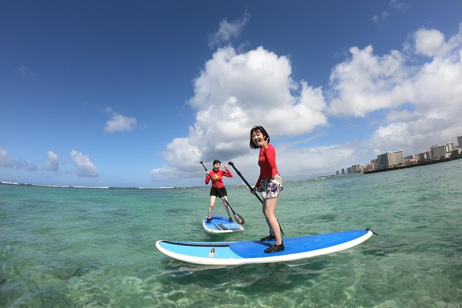 Family Stand Up Paddle Lesson with Waikiki Courtesy Shuttle - Waikiki SUP with shuttle pickup that keeps the day easy