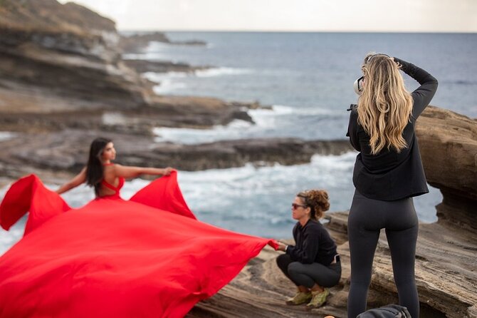 Flying Dress Photoshoot on Oahu - Keahole Street Meeting Point: What You Can Expect Right Away