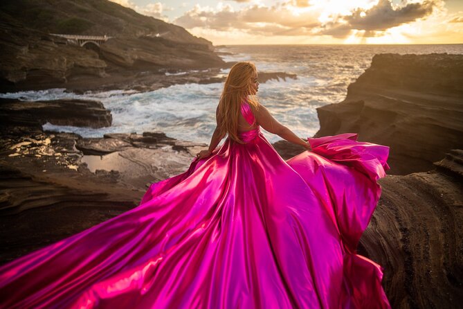 Flying Dress Photoshoot on Oahu - Dress Rental, Shipping, and Cleaning: Why This Is Easier Than DIY