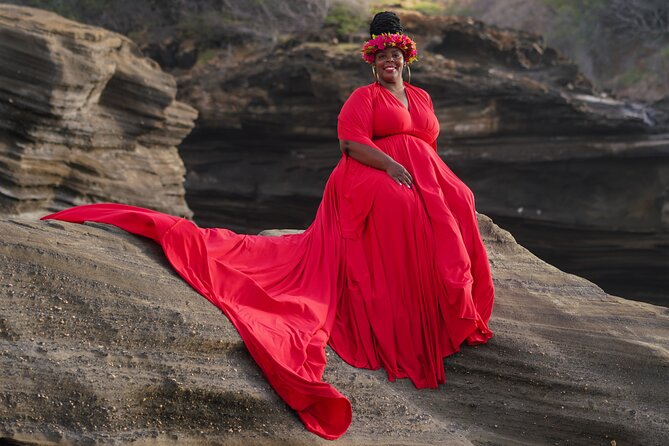 Flying Dress Photoshoot on Oahu - Private Session Energy: Stacey Williams Photography and Chaleia’s Touch