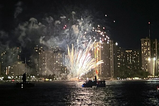 Friday Night Waikiki Fireworks Cruise - The vibe: friendly crew, but minimal “show” beyond the fireworks