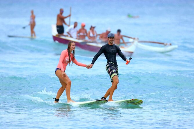 Group Surf Lesson with Videos and Photos - How this fits into a Waikiki week (Diamond Head vibes, then back to the basics)