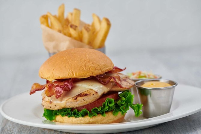 Hard Rock Cafe Honolulu - The food: classic burger comfort, plus salads and vegetarian options