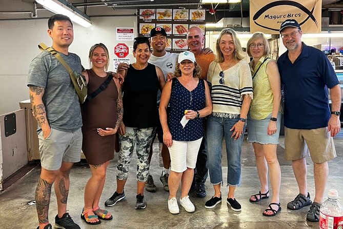 Hawaii Off The Beaten Path Food Tour - Oahu Fish Market: chutoro sashimi, poke, and Japanese-style seafood variety