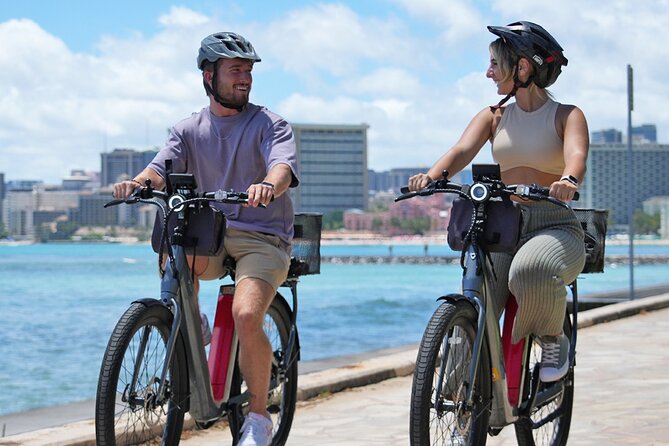 Hawaiian Style E-Bike Rental in Honolulu - What you receive: helmet, lock, and a custom map that actually helps