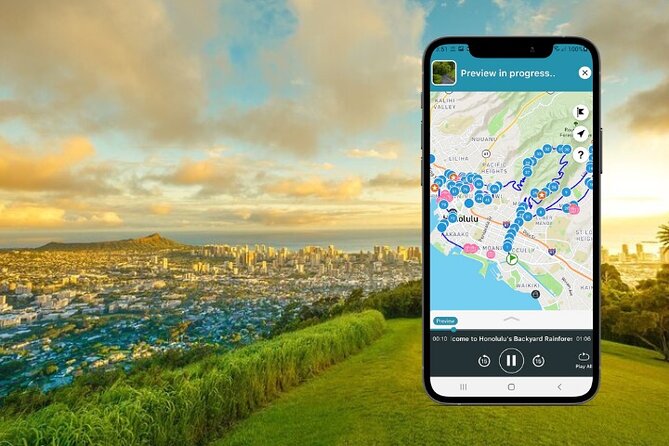 Honolulu Rainforest Self-Guided Audio Tour - Stop-by-stop: Manoa Falls, botanical gardens, Chinatown, and a real sunset view