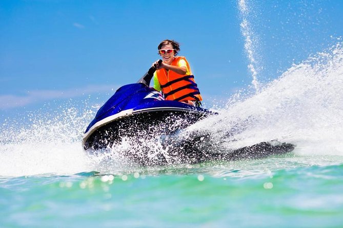 Jet Ski Ride Maunalua Bay. Tandem-2 people ride-price per person - The ride itself: calm bay speed + set-course riding