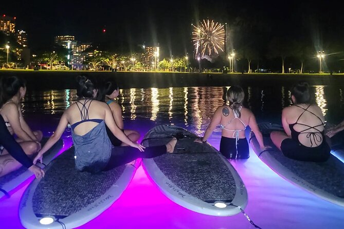 Night SUP Yoga and Fireworks at Magic Island - Yoga, Options, and That Instructor Comfort Factor