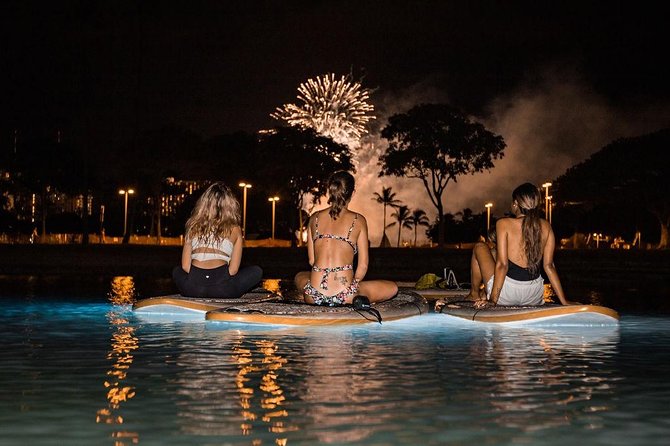 Night SUP Yoga in Honolulu, Hawaii - The Yoga Flow on the Board (Slow, Gentle, and Surprisingly Doable)