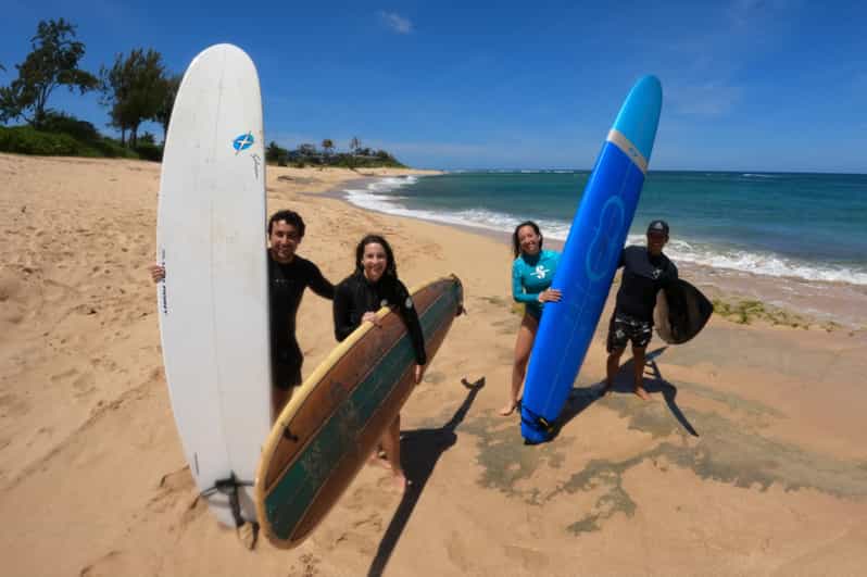 Oahu: Beginner Group Surf Lesson on North Shore - Expectations: getting waves today, not tomorrow