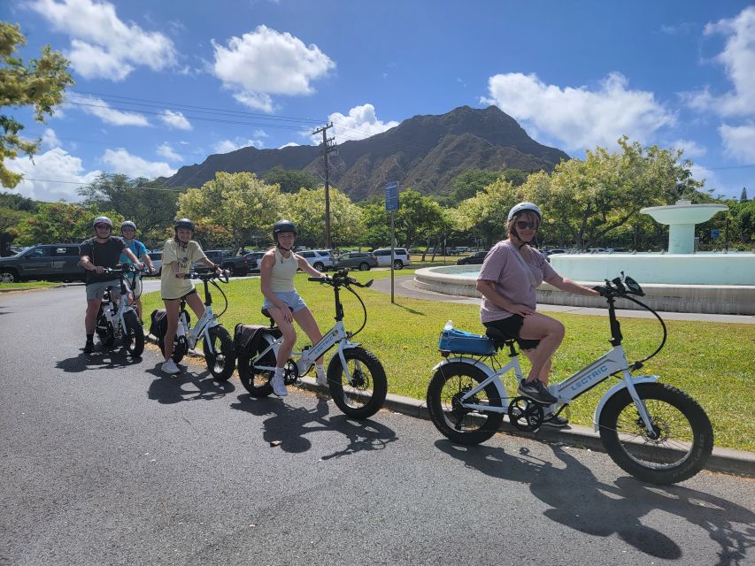 Oahu: Diamond Head E-bike Scenic Ride - The return to Waikiki: Ala Wai Canal and Kalakaua Ave