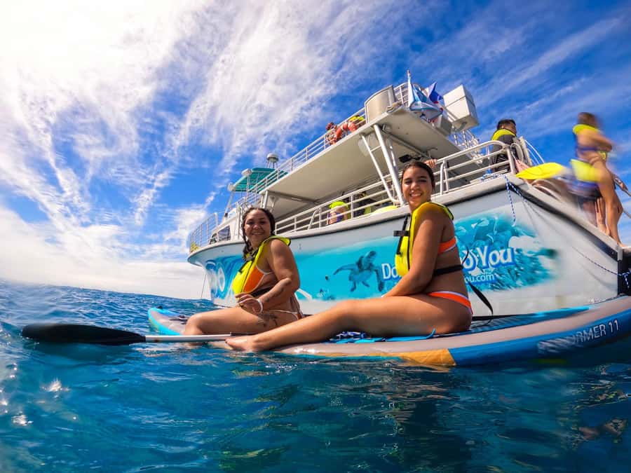 Oahu: Dolphin Watching & Turtle Snorkeling with Waterslide - The Snorkel Stop: Coral Reefs, Tropical Fish, and Honu Sea Turtles