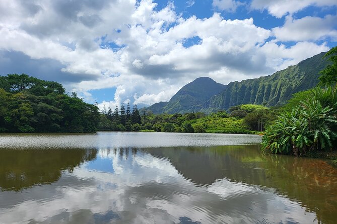 Oahu Fun Circle Island Tour With Pickup - Drive-by highlights: Polynesian Cultural Center and the Mormon Temple area