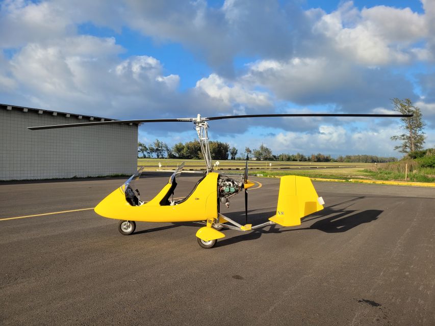 Oahu: Gyroplane Flight over North Shore of Oahu Hawaii - North Shore Views: Mountains, Coastline, and Wildlife Spotting