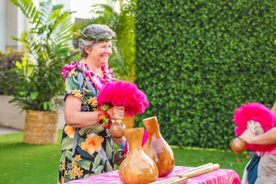 Oahu: Ka Moana Luau Dinner and Show at Aloha Tower - The show: Polynesian way-finding, humor, and the Sword of Fire finale