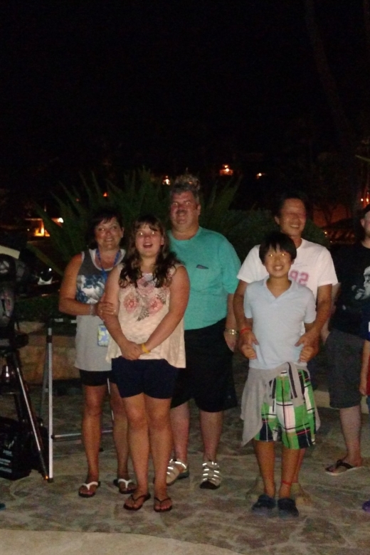 Oahu: Ko Olina Resort Polynesian Star Voyage - What you can see: Moon craters, Jupiter in color, Saturn rings, and planets