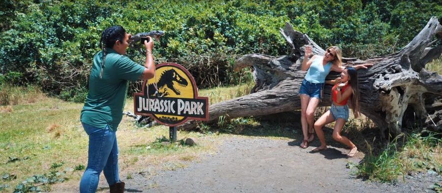 Oahu: Kualoa Jurassic Movie Set Adventure Tour - From boarding to Jurassic Valley: the tour in plain English