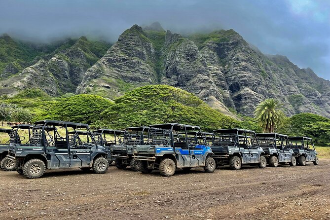 Oahu: Kualoa Ranch UTV Raptor Tour - Rain or shine: how to handle mud, dust, and provided safety gear