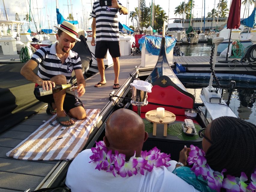 Oahu: Luxury Gondola Cruise with Drinks and Pastries - Where to Meet, What to Bring, and Rules That Affect Your Comfort