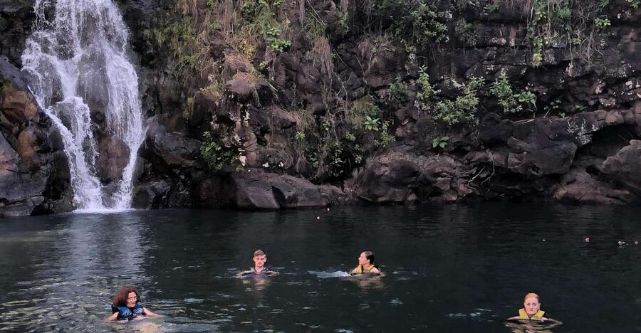 Oahu: North Shore Waterfall Swim - What to pack for a comfortable waterfall-and-shoreline day
