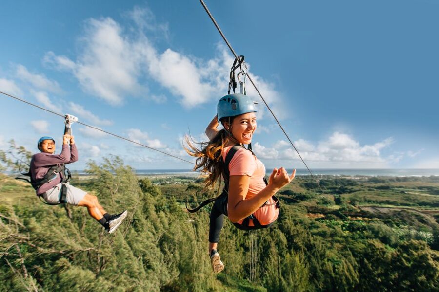 Oahu: North Shore Zip Line Adventure with ATV and Farm Tour - Key highlights at a glance