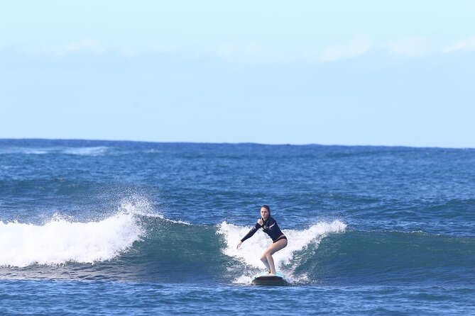 Oahu Semi Private Surfing Lesson - In the water coaching: right there with you after each wave