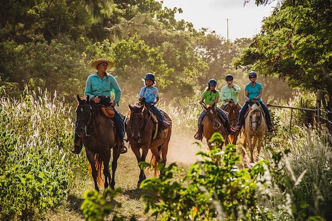 Oahu Sunset Horseback Ride - Gunstock Ranch in Laie: where the evening starts