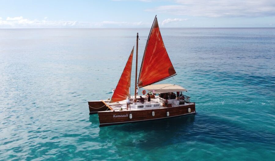 Oahu: Traditional Canoe Sunset Cruise with Dinner - A Welcome Oli and Life on a 44-Foot Canoe