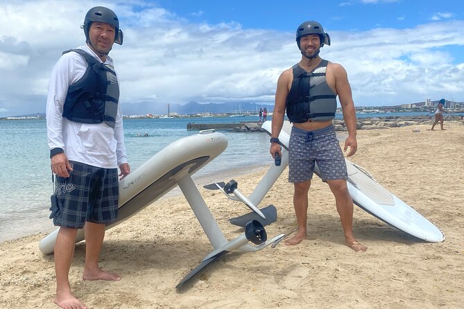 Premium eFoil Lesson near Waikiki - Rider Size Matters: The Big and Tall Charge Over 205 lb