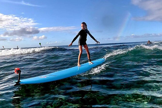 Private 1-on-1 Surf Lesson with Videos and Photos - How Diamond Head, Waikiki, and Honolulu Fit Into the Day