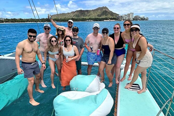 Private Catamaran Charter in Waikiki (1-6 Guests) - Choose your 2-hour plan: snorkel, swim, or coastal sail