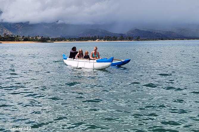 Private North Shore Hawaiian outrigger Canoe and turtle adventure - Sea Turtles, Snorkeling, and Possible Dolphin Pods