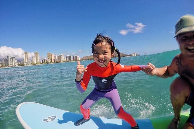 Private & Semi-Private Surf Lessons in Waikiki - The Gear: Rash Guard and Board (So You Can Focus on Surfing)