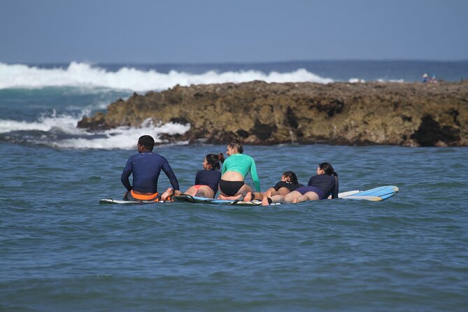 Private Surf Lesson for 3-5 People in North Shore Oahu - The gear matters: rash guard, leash, and softtop or epoxy boards