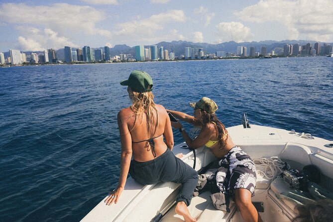 Private Whale Watching Activity: 6 passengers max - From Ala Moana to a couple miles offshore: the 2-hour rhythm