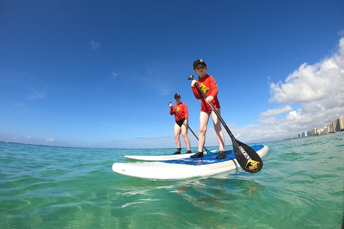 Stand Up Paddle Open Group Lesson with Waikiki Courtesy Shuttle - On the Beach: Instructor Check-In and Your Skill Plan