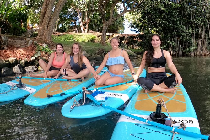 Stand-Up Paddle Yoga on the North Shore of Oahu - Getting on the Board at Haleiwa: Where the Class Starts