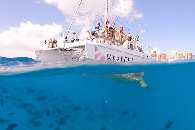 Sunset Boat Cruise: Swim and Cruise Waikiki - Swimming in Waikiki: fun in the water, not a snorkel gear package