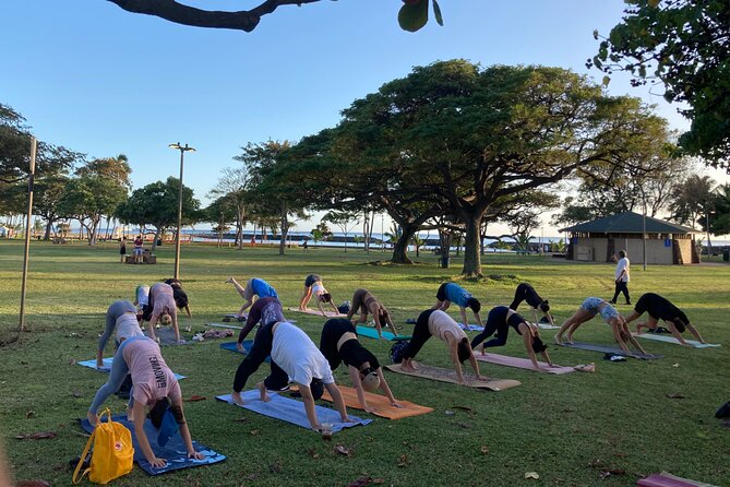 Sunset Yoga Flow at Magic Island - Sunset Yoga at Magic Island: the real vibe