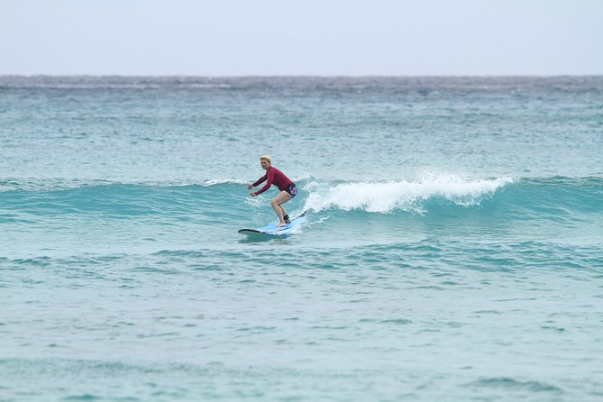 Surfing Lessons On Waikiki Beach - Coaching in the water: standing up, one wave at a time
