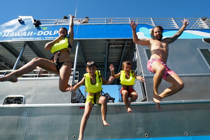 Swim with Dolphins Catamaran with Waterslide & Lunch on Oahu - Wildlife Odds: Whales, Dolphins, Sea Turtles, and the Day’s Weather