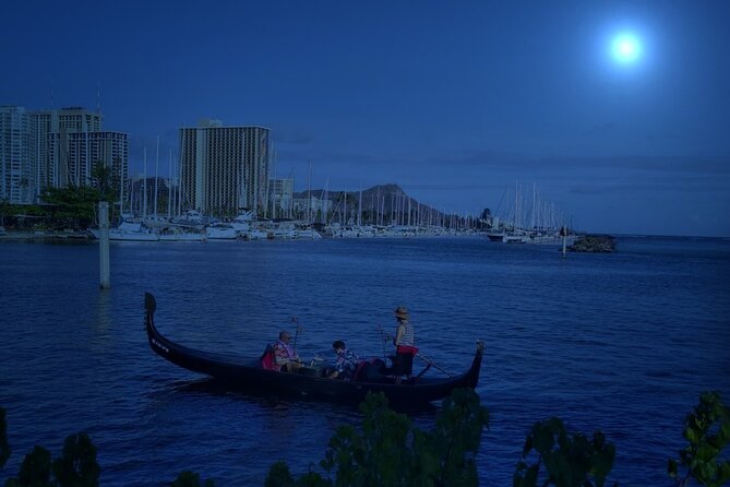Valentine's Venetian Gondola Cruise in Waikiki - BYOB, champagne flutes, pastry, blankets, and the “romance toolkit”