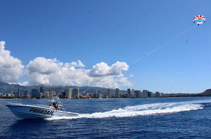 Waikiki and Diamond Head Parasailing Experience - Stop 2: Waikiki from above—skyline, shoreline, and open water
